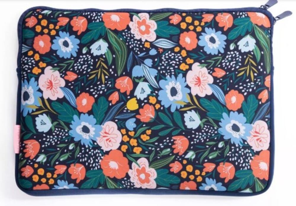 Pink Sky 14" Laptop Sleeve - Blue